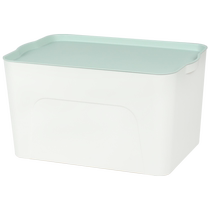 Thickened storage box household plastic box for organizing clothes and moving large-capacity storage box Huanghe 1117