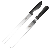 Stainless Steel Serrated Knife Knife knife Knife Cake Sliced Noodle with no drop off Slag Cut Toast Special Knife Baking Cutter 1789