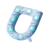 Toilet seat cushion waterproof thickened EVA four-season universal printed household toilet ring washable and portable 1770