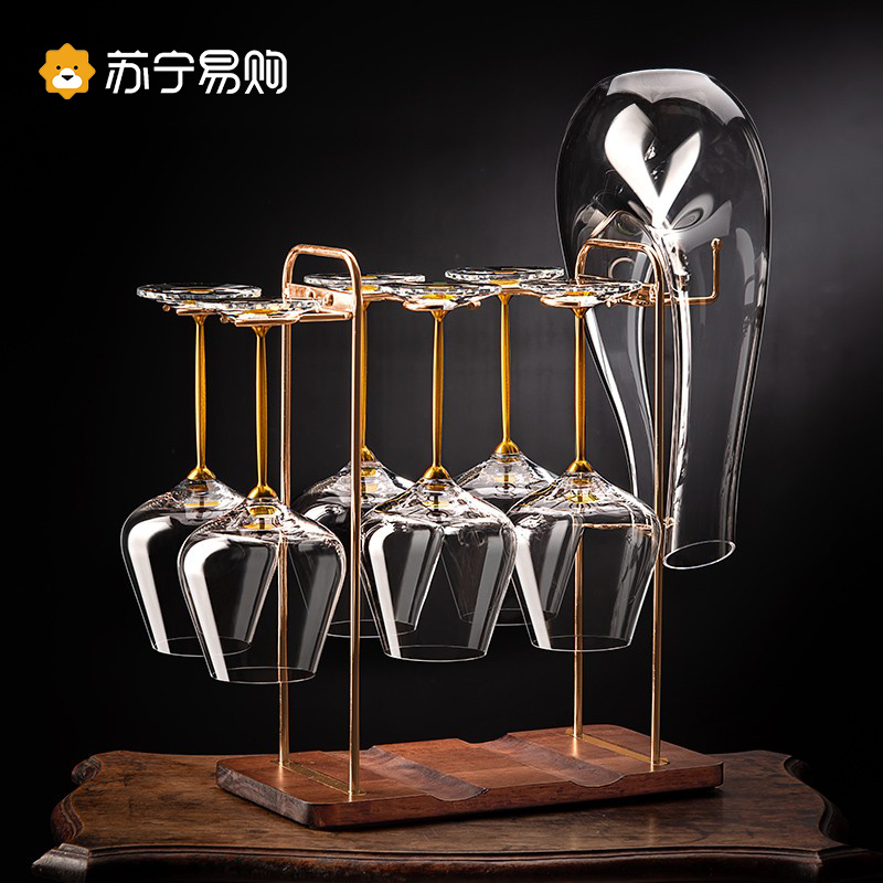 Red Wine Rack Pendulum LIGHT EXTRAVAGANT RED WINE GLASS SHELF SUSPENDED LIVING ROOM HOME HIGH FOOT CUP WINE CABINET DECORATIONS 2378 -TAOBAO