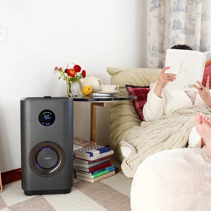 Whirlpool humidifier fog-free household pregnant women baby bedroom air purification evaporation floor-to-ceiling large capacity 675