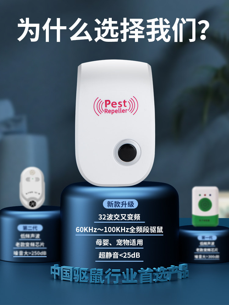 ULTRASONIC RAT REPELLENT RODENT EXTERMINATOR RAT CATCHER HOUSEHOLD INDOOR PROFESSIONAL RODENT TRAP AND RAT CATCHER ARTIFACT TRAP 2738