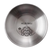 Thickened 304 stainless steel household condiment dish small dish sauce dish dipping bowl soy sauce vinegar dish condiment dish 3842