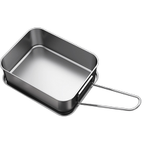 Food grade 316 stainless steel lunch box 304 childrens special compartment canteen steamed rice lunch box 2132