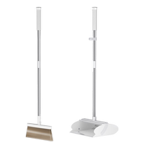 Broom and dustpan set combination household broom and wiper artifact non-stick hair scraper dustpan sweeper broom 1286