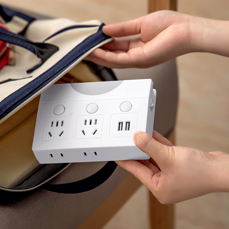 Versatile plug-in socket converter extended patch board conversion plug multi-inserts without wire porous bits 1322-Taobao