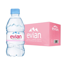French imported Evian high-end mineral water 6 bottles small bottles of natural weak alkaline drinking water