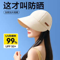 Zhao Lusis same style sun protection hat womens sunshade fisherman hat anti-UV sun spring and summer duck tongue new style 893