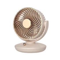 Desktop small fan 2024 new electric fan office charging usb light sound small portable small air conditioner 2971