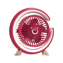 Strawberry Bear Fan Night Light Birthday Gift Girls Bedroom Sleep Night Light Bedside Table Lamp Creative Desktop 1523