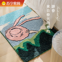 Bedroom Bedside Carpet Clog-Room Rug Dresser Mat foot cushion floating window cushion Living room sofa Sofa Tea blanket 2461