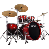 TMAX children beginners rack subdrum 5 drums 3 cymbal frame 4 Cymbal Tablets 5 Professional Examination Class Entrance Playing Jazz Drum 2470
