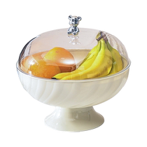 Light and luxurious fruit tray Living room Home 2023 new dust draining fruit tray upscale snack tray tea table fruit pan 1925