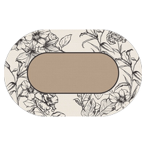 Bathroom foot mats bathroom non-slip absorbent floor mats bathroom door mats toilet entrance carpet mats - Huanghe 1117