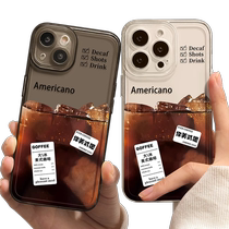 Suitable for Apple 13 mobile phone case couple 15promax new 14 transparent 12 niche high-end plus 15pro female model 14pro all-inclusive 11 anti-fall iPhone