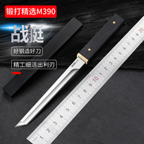 m390 fruit knife household knife portable outdoor knife high hardness Damascus steel knife 1789