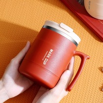 Insulated mug with lid custom logo photo engraving commemorative cup gift water cup 1322