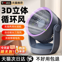 小风扇桌面台式超静音电风扇2024新款办公室桌上小型制冷空调2971