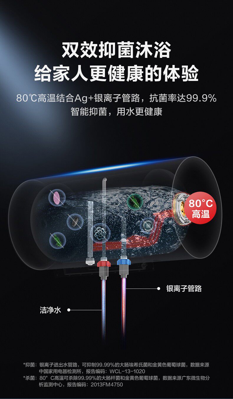 Midea美的 wifi智控热水器 60L 一级能效 双管变频速热 图9