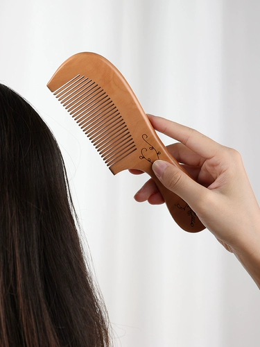 Diao Tiejiang расческа из натурального персикового дерева, бытовая древесина, статическое выпадение волос, сандаловое дерево, анти-мужские и женские длинные волосы 1072