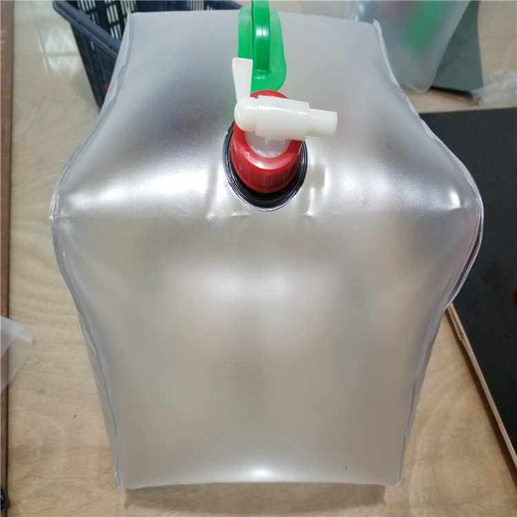 Outdoor folding water bag 20 liters car bucket car wash bucket environmentally friendly drinking water bag camping portable water storage bucket