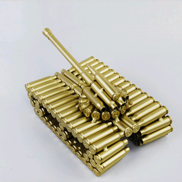 ແບບສ້າງສັນ 95 bullet shell tank model bullet bullet shell crafts veterans souvenir gift birthday