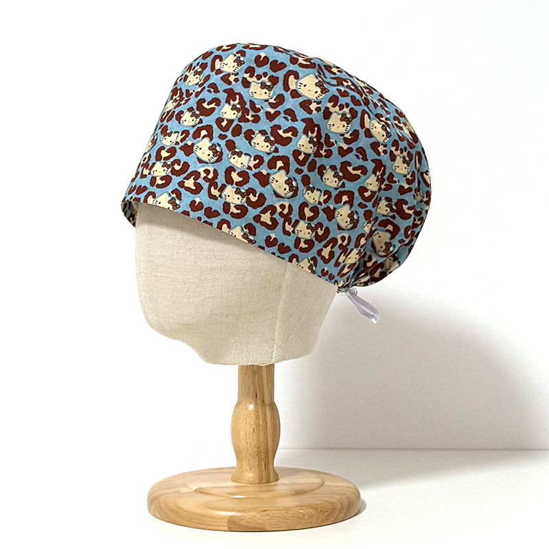 Cotton Printed Surgical Cap Nurse Dental Anesthesiology Operating Room Doctor Small Floral Cap 2025 New Breathable Niche