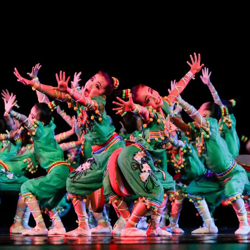 The 10th Xiao Lotus Style Dance Show Kids Dressed Children's National Performance Dress
