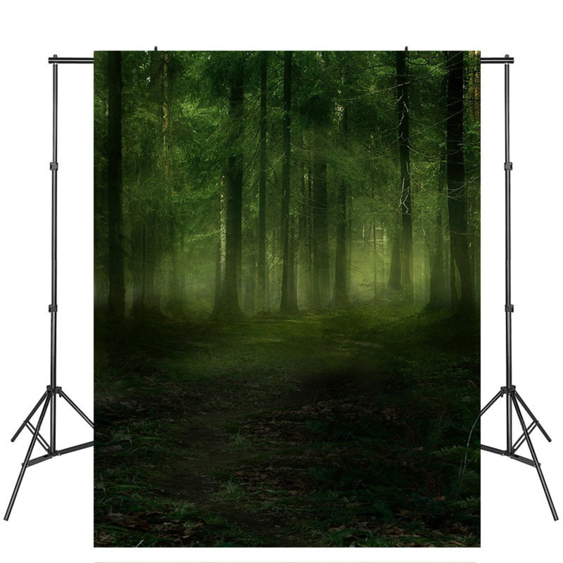 New Studio Green Forest Indoor Photography Background Cloth for Home Photo Studio Children's Natural Scenery Digital Photo Cloth
