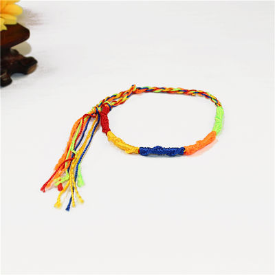 Colorful bracelet, ethnic style hand-woven bracelet, simple Japanese style, trendy and fresh bracelet, student couple style