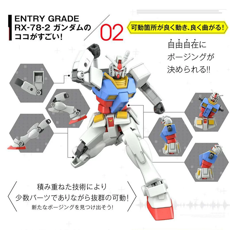 Bandai Gundam assembled model EG ENTRY GRADE 1/144 RX-78-2 Original Gundam