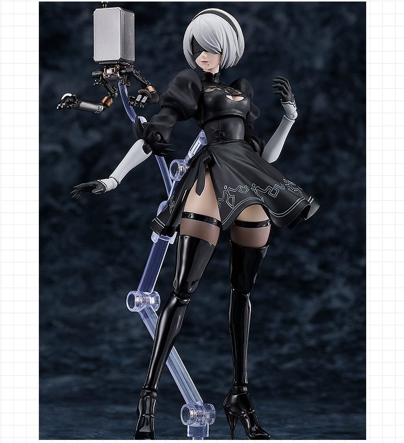 Domestic GSC MF NieR Automata figma 2B A2 Bewegliche Actionfigur Spiel-Merchandise Sammlermodell Geschenk für Anime- und Spiele-Fans – Detail 4