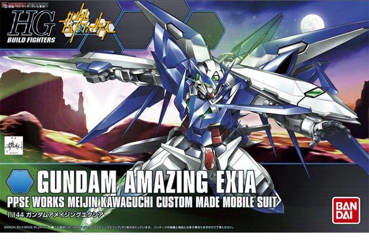 Mô hình Bandai Gundam HGBF 016 1/144 Amazing Exia Gundam Thiên thần tuyệt vời Thiên thần - Gundam / Mech Model / Robot / Transformers 	các dòng mô hình gundam