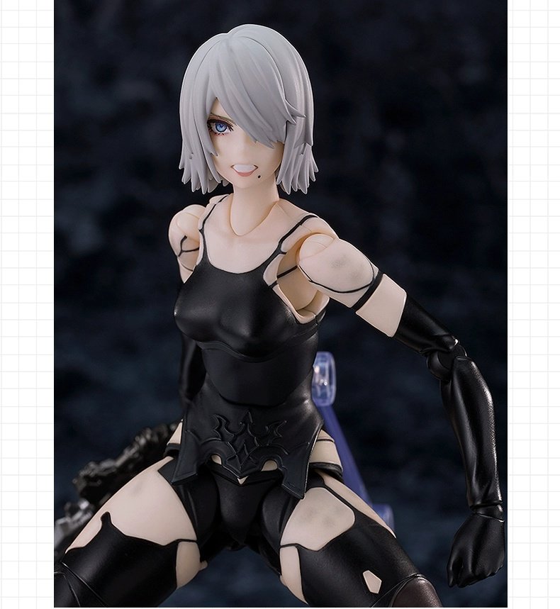 Domestic GSC MF NieR Automata figma 2B A2 Bewegliche Actionfigur Spiel-Merchandise Sammlermodell Geschenk für Anime- und Spiele-Fans – Detail 15