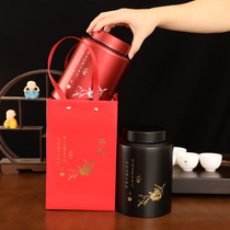 304 stainless steel tea leaf jars home sealing tank thickened size No. metal storage storage empty tank moisture high end