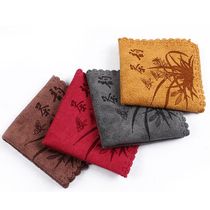 Thickened Tea Towels Super Super Absorbent Square Tea Table Tea Table Tea Table Daub Tea Duct Accessories Supplies Tea Set Special Towel Tea Cloth