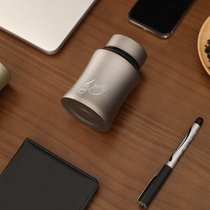 Small number of tea leaves jar Stainless Steel Travel Portable Metal Hermetic Tank Storage Storage Tank Mini Carry-on home jar
