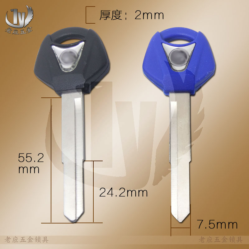 Ya long locomotive key embryo 55 long key embryo handle color random left slot right slot