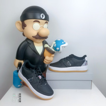 Lyon Sports Nike Air Force1 NBA Joint Black Gray Air Force No. 1 Board Shoes Female CT3842-001