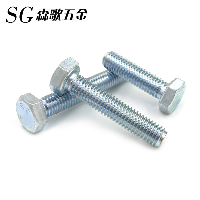 8 8 8 Class galvanized external hexagonal screw GB5783 M6M8M10M12 hexagonal bolt