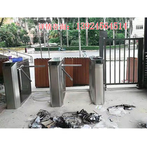 Gym door personnel in and out of the card machine 304 stainless steel anti-collision small Swing Gate site temperature control system