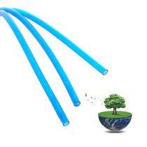 Outdoor cycling water bag drinking water pipe food grade general non-odor sky blue length 95cm easy to pack 3 strips