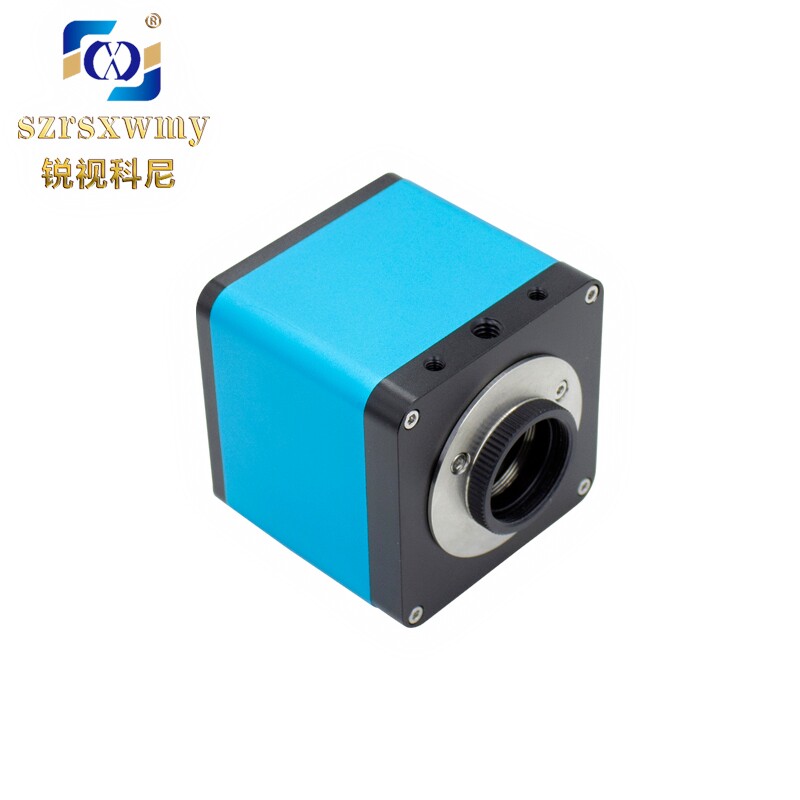 高清晰4K画质1/1.8芯片体式三目视频显微镜工业相机HDMI带测量CCD