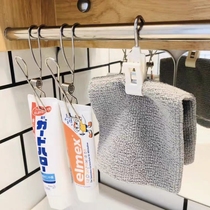 House mushroom stainless steel clip hook Metal S hook White single hook