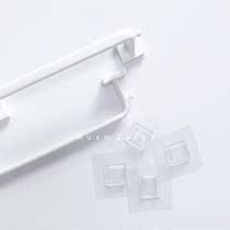 House mushroom punch-free hanging rod holding Rod towel rack White simple toilet storage stick single pole