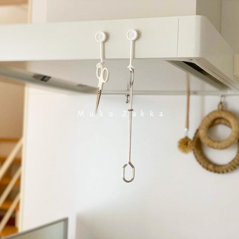 Mansion Mushroom Japan Import with magnet Hanging Rope Magnetic Hook magnetic hooks 3 small objects creative nail-free sucker hooks