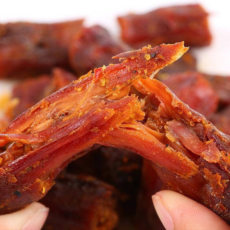 Black Duck Flavor Hand-Shredded Grilled Chicken Neck, Not Duck Neck, Whole Piece 42g, Braised Ready-To-Eat Spicy Nutritious Snack