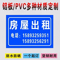 House Rental Doorplate Customised Rental House Licence Plate plate Freight Custom Wanglaid Apartment Rentals Apartment cell Advertisement