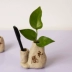 Đồ đá retro giả đá thủy canh hoa bình trang trí trà lễ hoa chèn máy tính để bàn trang trí nhà - Vase / Bồn hoa & Kệ Vase / Bồn hoa & Kệ