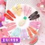 Dễ thương Candy Macarons Jelly Drops BB Hairpin Broken Hair Clip Card Japan Soft Girl Hair Phụ kiện băng đô nữ